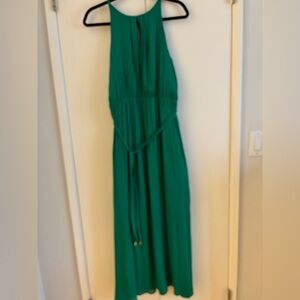 Jennifer Lopez Vibrant Green Maxi Dress